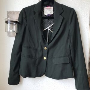 Anthropologie green blazer